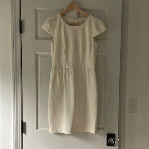 Shoshanna knee length cream dress, size 4